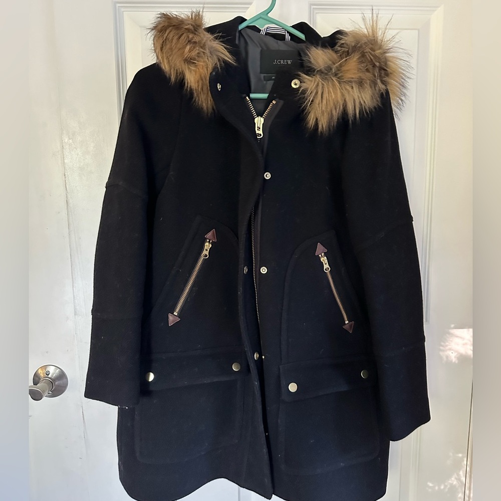 JCrew Chateau Parka - Size 2 - Black